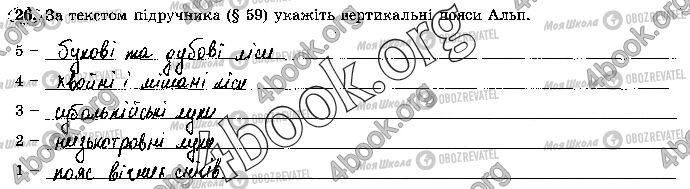 ГДЗ География 7 класс страница Стр.56 (26)